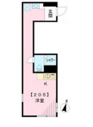 リーフ江北の物件間取画像